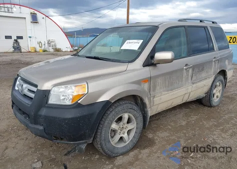 2006 Honda Pilot Ex из США, поврежденный, VIN 2HKYF18536H509714